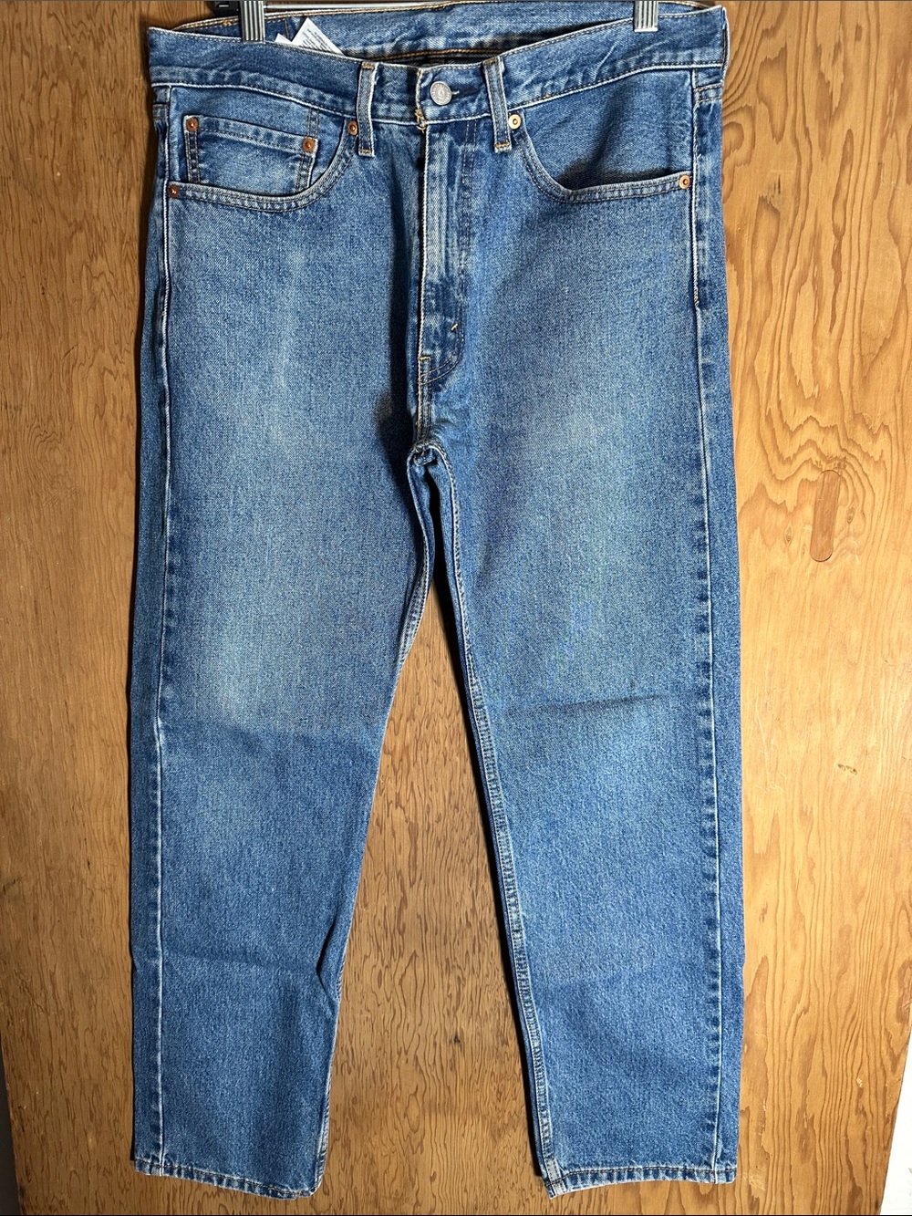 Levi's Straight Leg Blue Denim Jeans